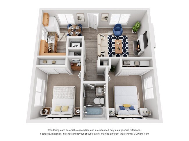 Floorplan - Cascade Park Apartments