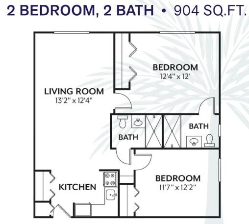 Floorplan - Las Palmas Senior Living