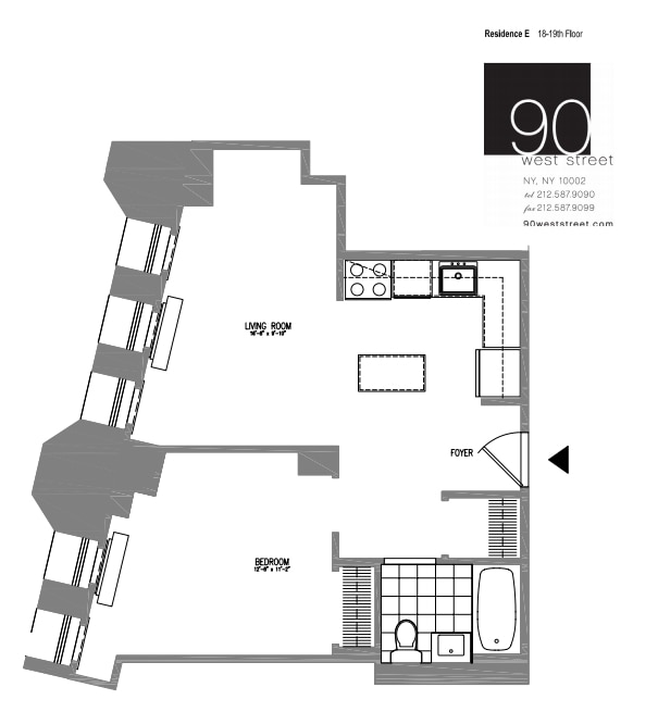 1BR/1BA - 90 West