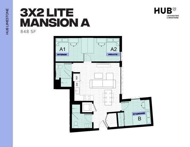 3x2 Lite Mansion A - Hub Limestone