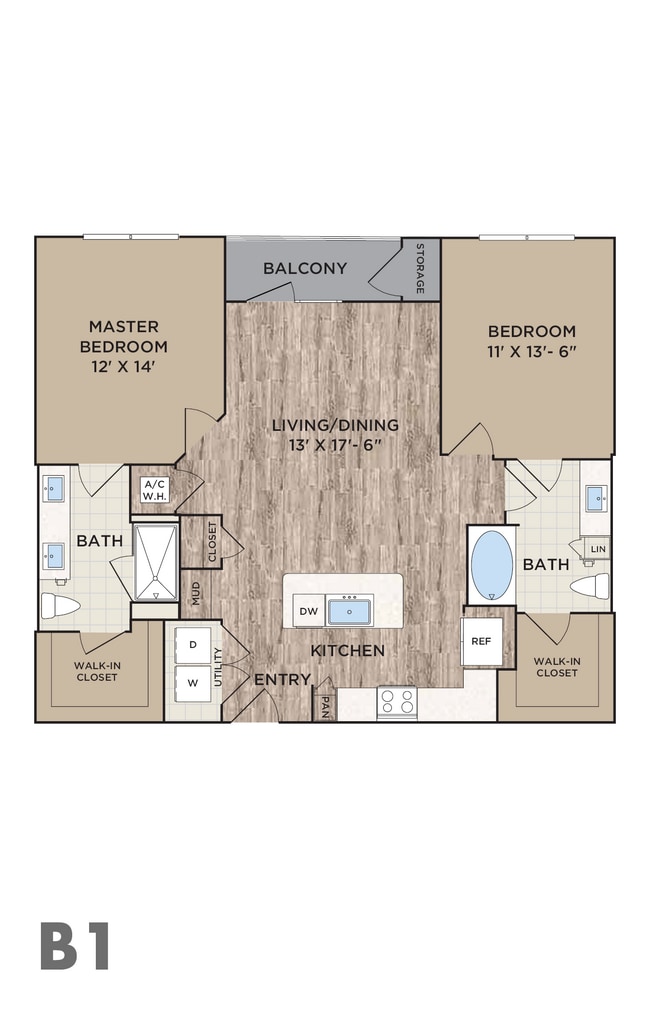 2 BED / 2 BATH - The Westerly