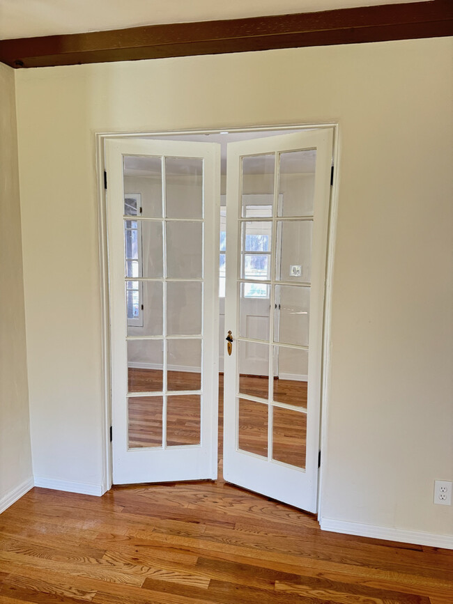 French doors to bonus room - 1033 E San Jose Ave