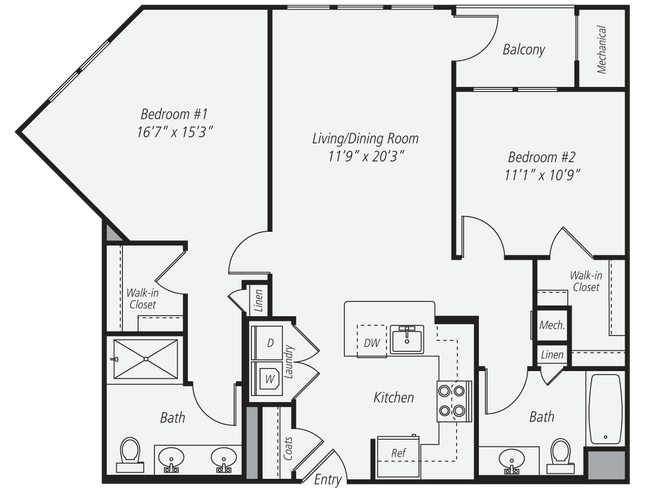 Floorplan - Avalon at Assembly Row