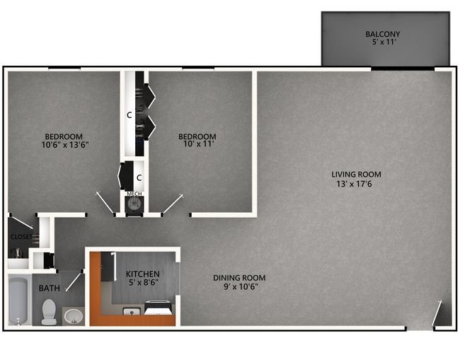 Floorplan - Parkside Terrace