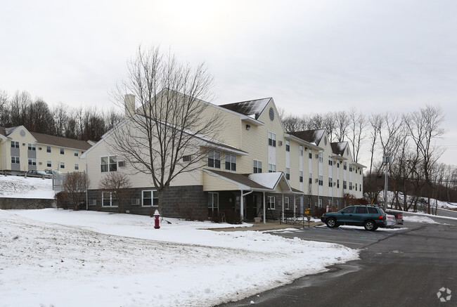 Front Entrances - Diamond Rock Terrace Senior Apartments