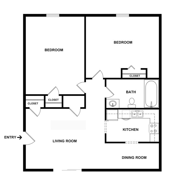 Floorplan - Harrison Point Apartments