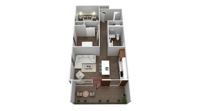 Floorplan - Flow Eastlake Apartments
