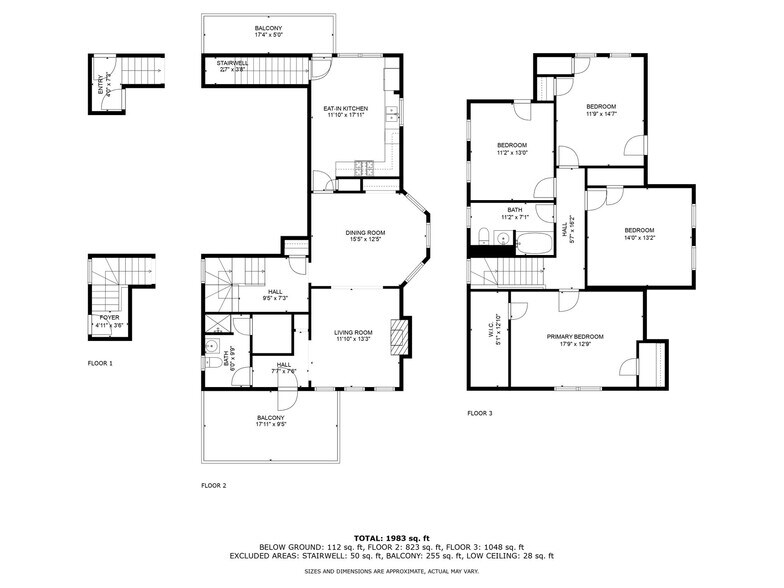 Layout of Apt - 401 Wayland Ave