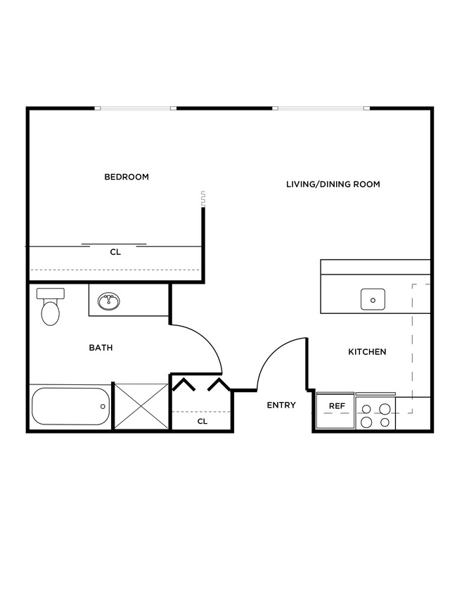 Floorplan - Woodrose Apartments