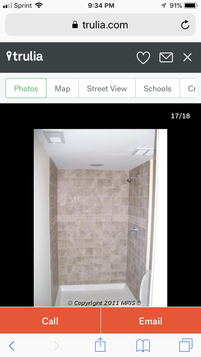 Basement Shower - 912 Evesham Ave