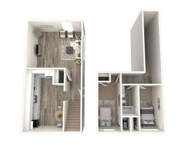 2x1 Floorplan - The Highland at Sugar House