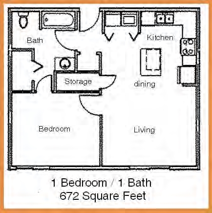 1BR/1BA - Pheasant Run