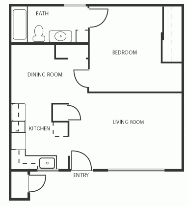 1BR/1BA - Indian Creek Village