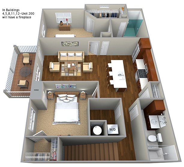 Floorplan - Cedar Place Apartments