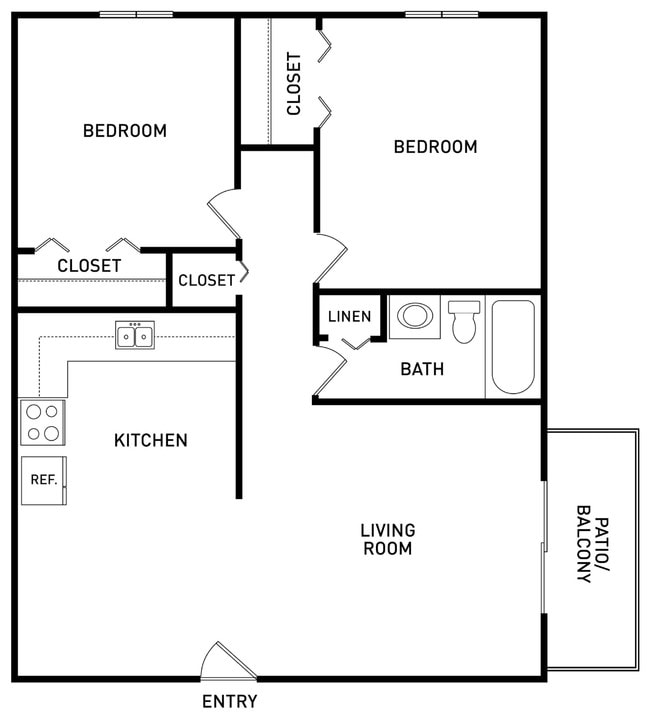 Floorplan - Capitol Villa Apartments