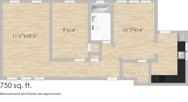 Floorplan - 710-712 N. Austin Blvd. Oak Park, IL 60302