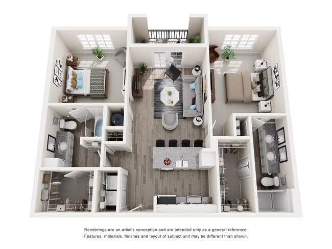 Floorplan - Water's Edge Apartments