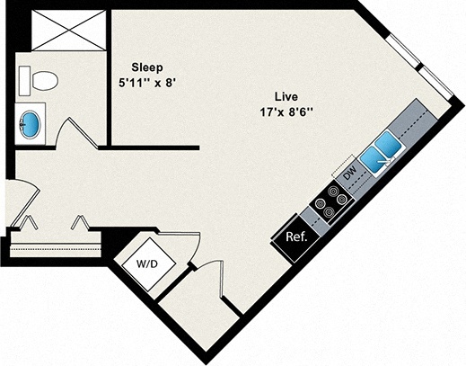 Floorplan - Reside on Green Street