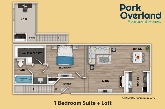 Floorplan - Park Overland Apartments