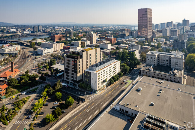 Aerial Photo - Bud Clark Commons