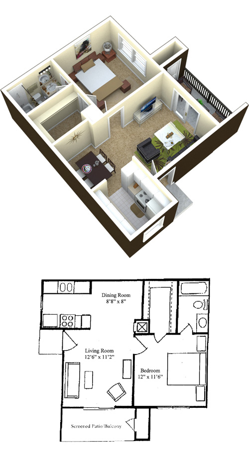 Floorplan - Baywater Apartments