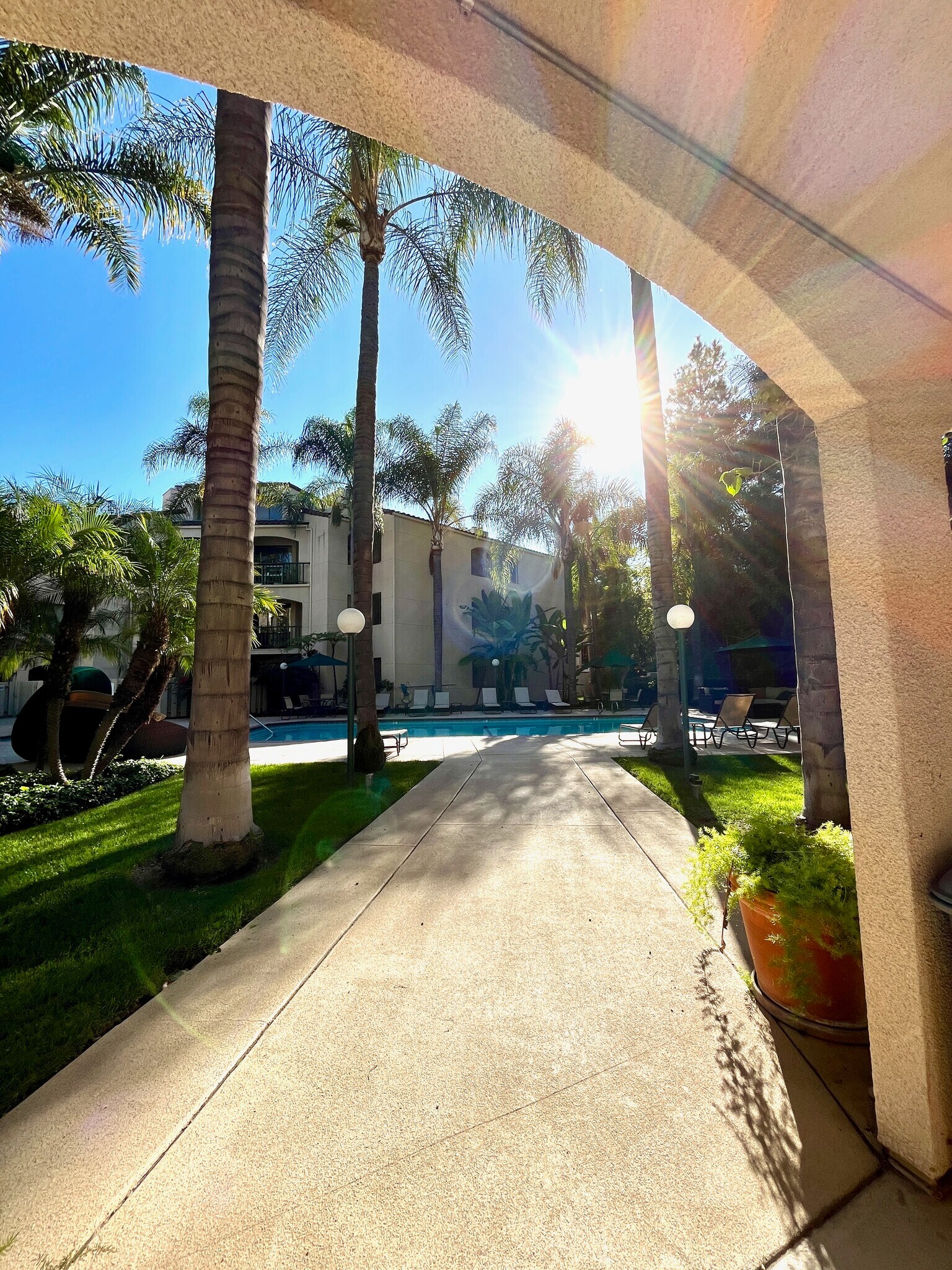 Heading to the pool - 4201 Via Marisol
