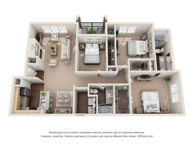 Floorplan - Sonterra Apartment Homes