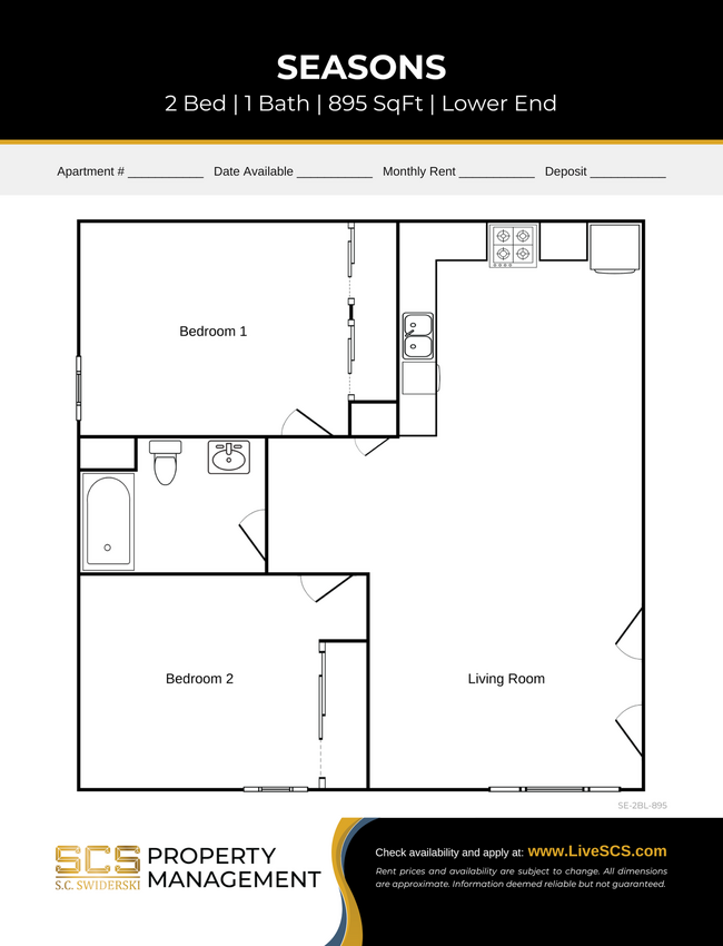 Floorplan - River View Apartments