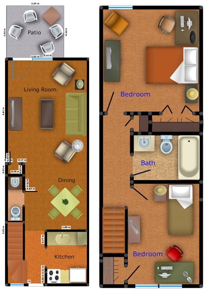2BR/1.5BA - Evergreen Terrace