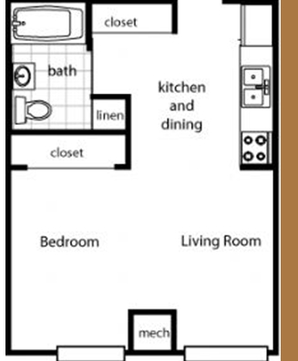 1BR/1BA - Columbus Park Plaza