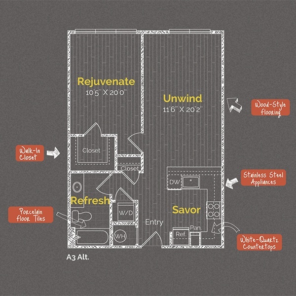 Floorplan - The Maxwell