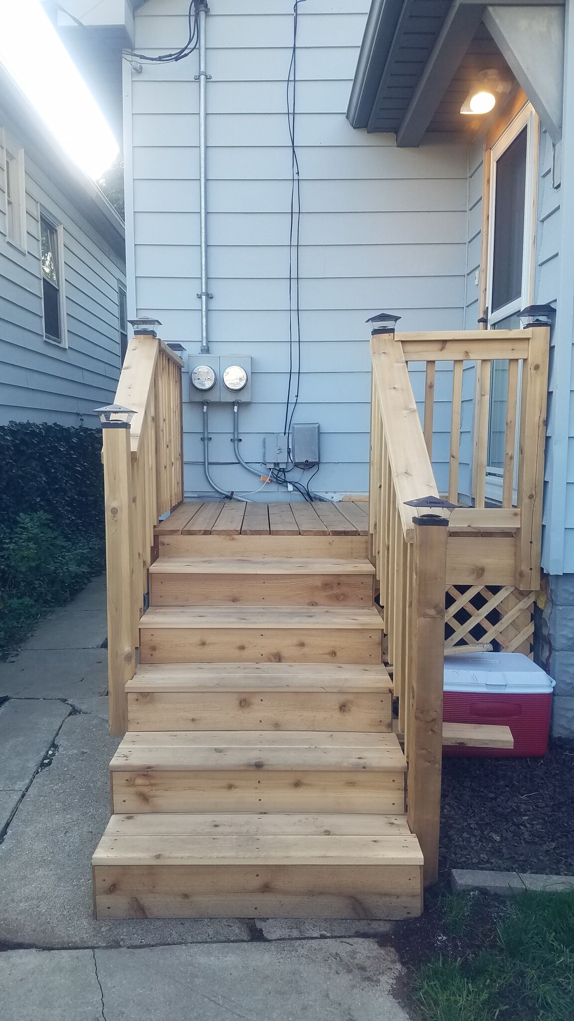 Steps leading up to unit - 3132 N Weil St