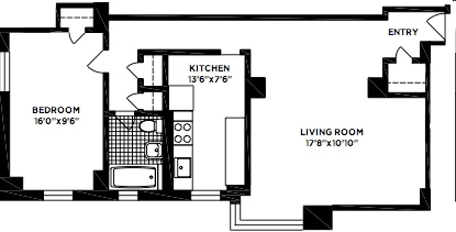 1BR/1BA - 178  Clinton Street