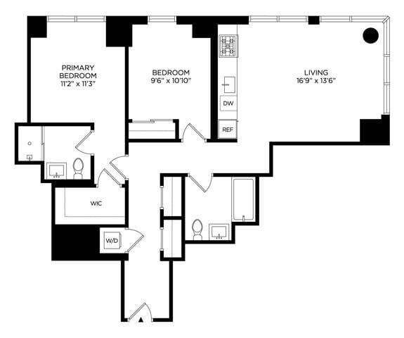 Floorplan - Lincoln at Bankside