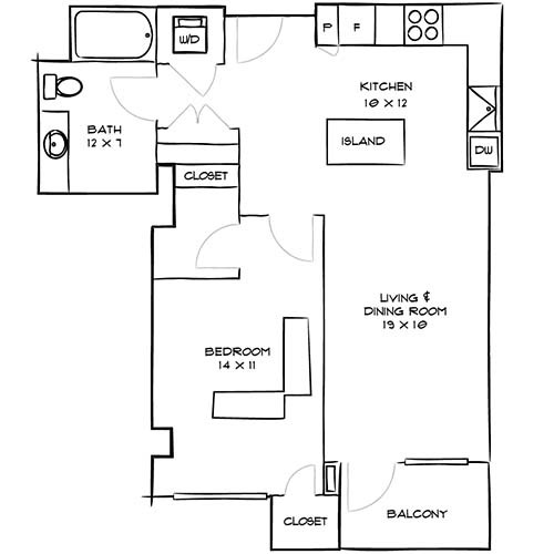 Floorplan - Indigo Apartments