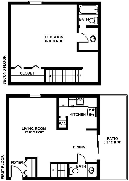 One Bedrooom D - Provincial North Apartments