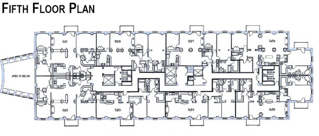 Fifth Floor Plan - Ginter Place