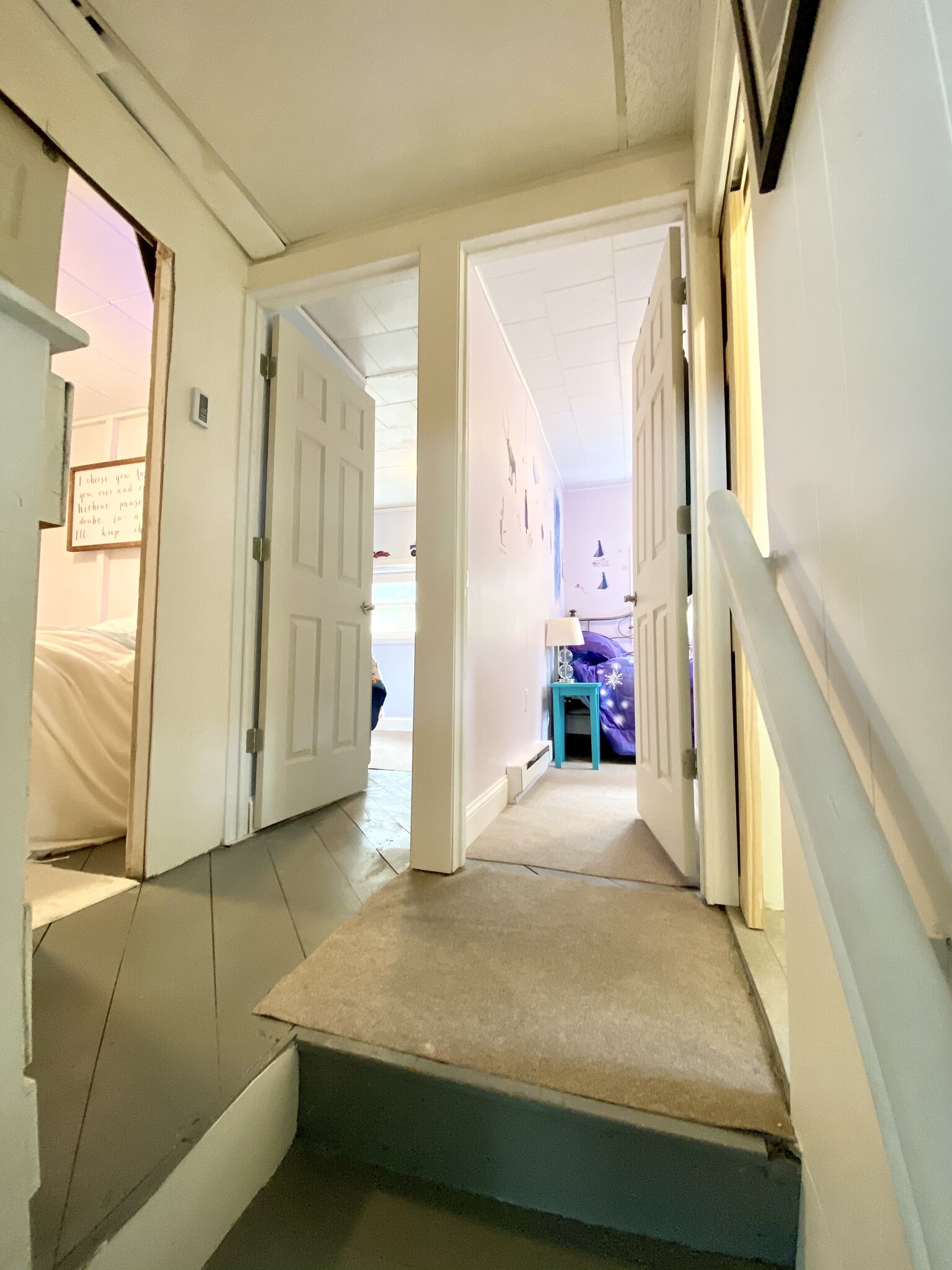 Hallway to the 3 bedrooms - 30 Klondike Rd