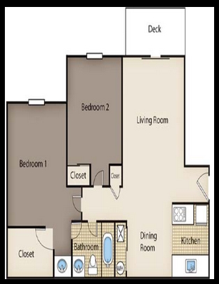 2 Bedroom- Garden - The Landings Apartment Homes