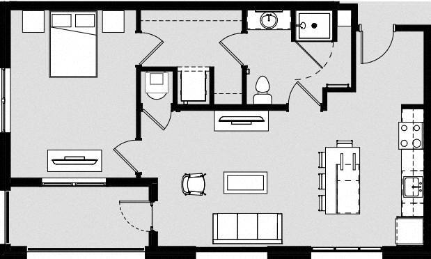 Floorplan - Harbor Side at Conwood Flats