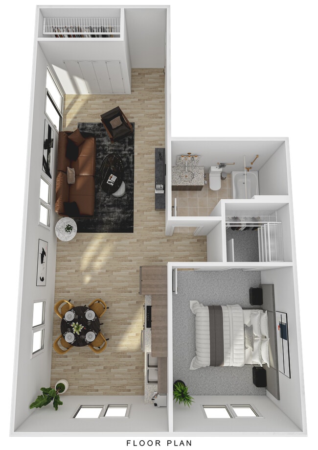 1BR, 1BA - Residence at Discovery Square