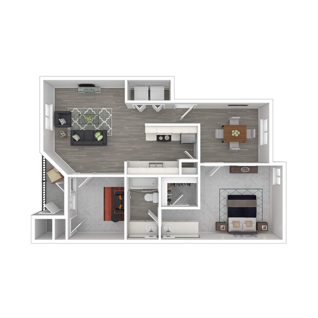 Floorplan - Prestonwood Apartments Homes