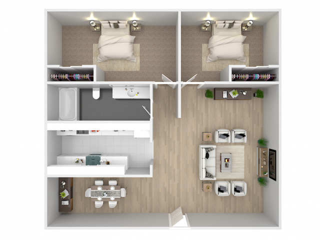 2 BEDROOM 1 BATH - Green Acres