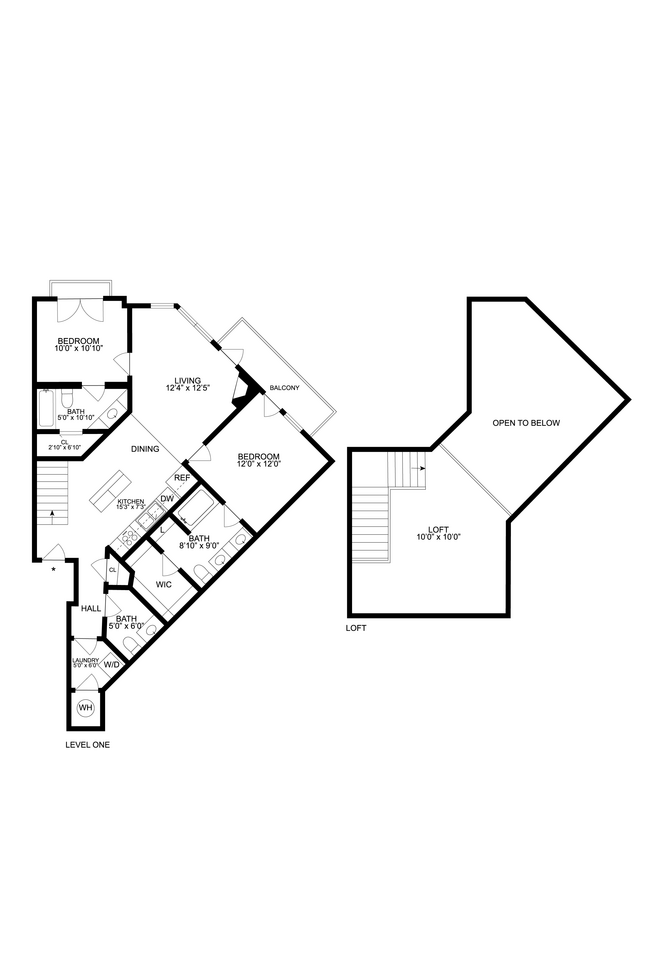 Floorplan - Lake Vista Apartments