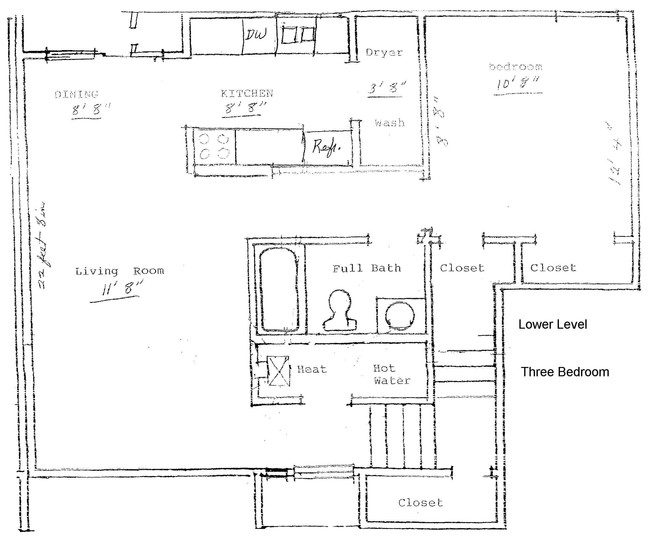 3BR/3BA (1st Floor) - Meredith Square Townhomes
