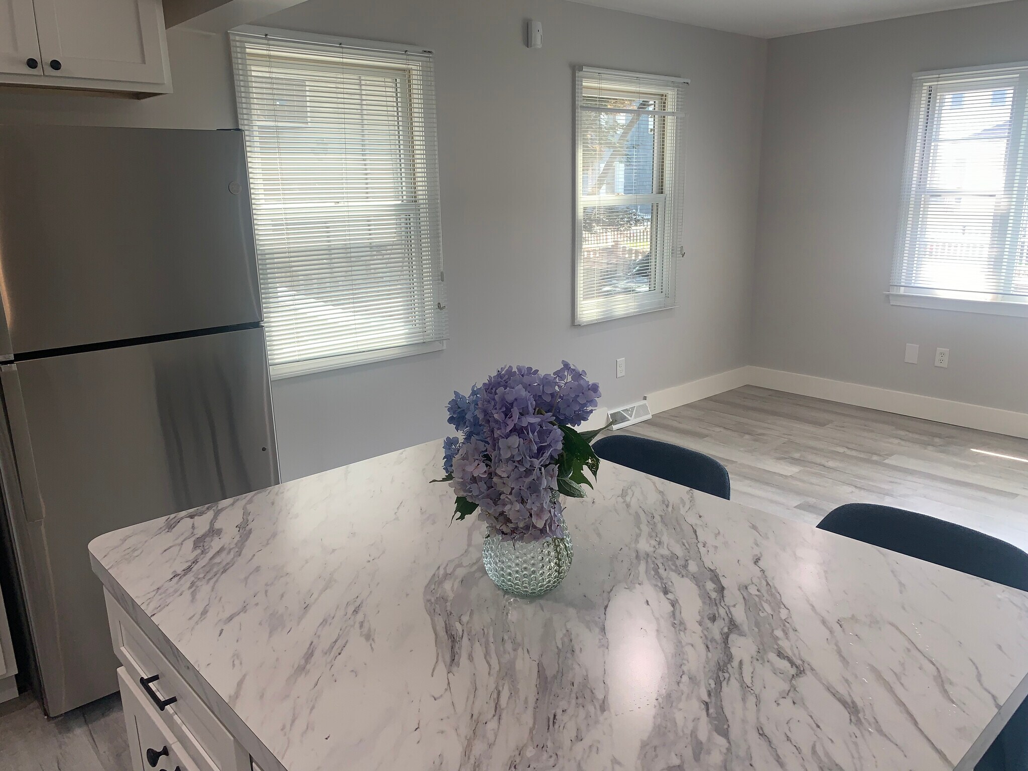 Center island opens to Living Room - 56 Darina Pl