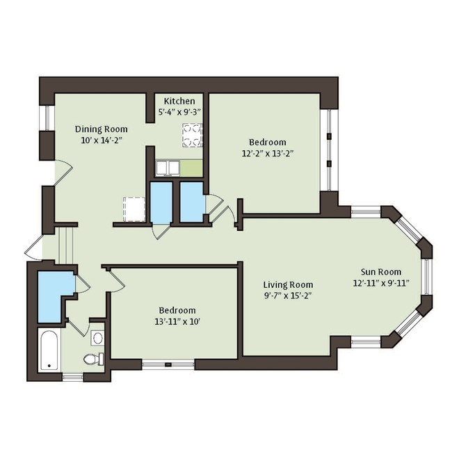 Floorplan - 5034-5046 S. Woodlawn Avenue