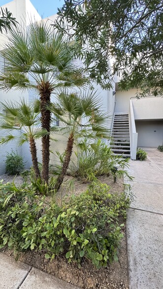 Staircase leading to the entrance - 7700 E Gainey Ranch Rd