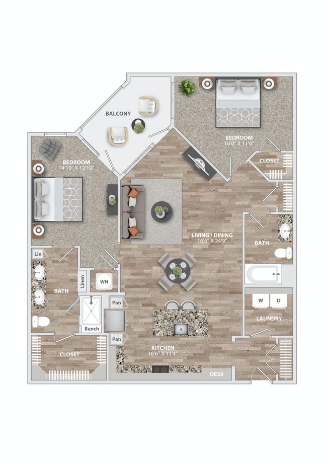 Floorplan - Connery on Providence 55+