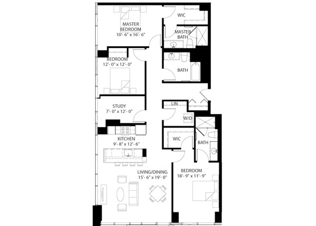 Floorplan - Halsted Flats